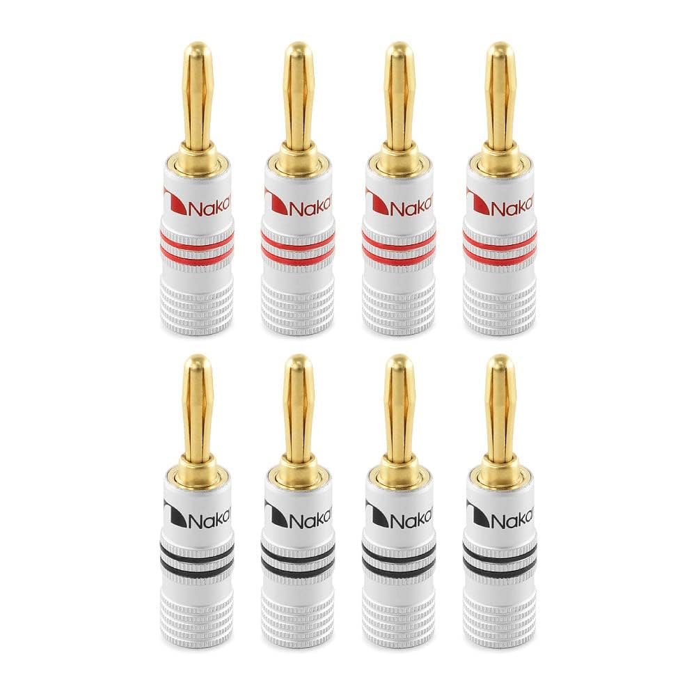 Amazon | Nakamichi バナナプラグ banana plugs 24K金メッキ